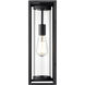 Caleb 1 Light 16.5 inch Textured Black Outdoor Wall Sconce